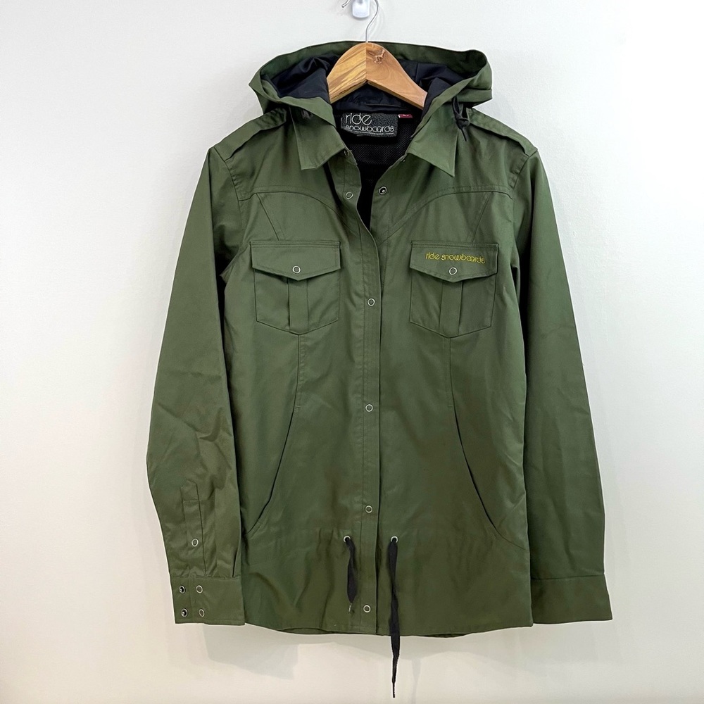 Ride Snowboards Women’s Jacket Olive Army Green